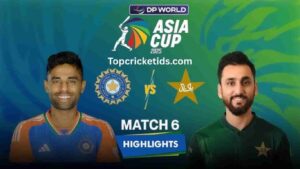 India vs pakisthan asia cup final match - Topcricketids.com