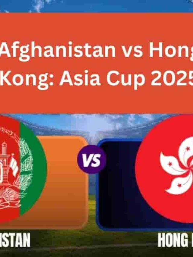 Afghanistan vs Hong Kong