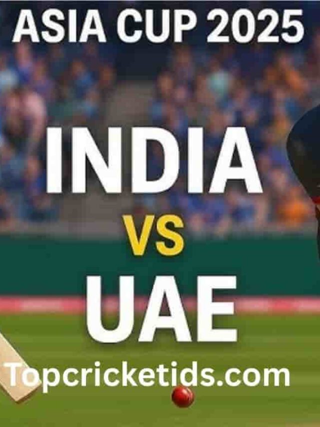 India vs UAE, Asia Cup 2025 Cricket ID