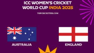 Australia vs England Women World Cup 2025 - topcricketids.com