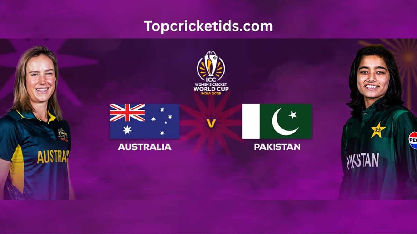 Australia vs Pakistan - women world cup 2025