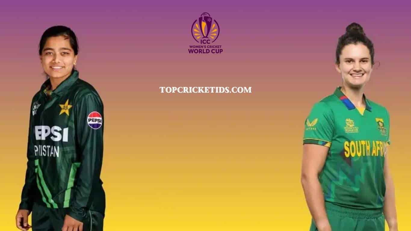 South Africa Women vs Pakistan - topcricketids.com